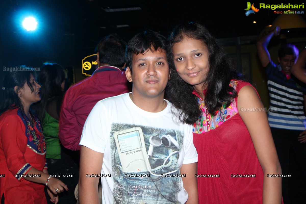 Pre Wedding Bash of Rohit and Prathi at Mosh Pit, Hyderabad