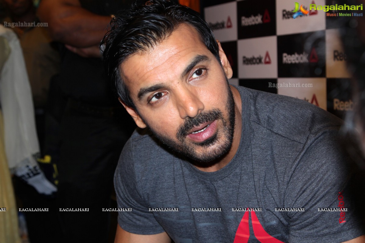 John Abraham at Reebok Zquick Shoes Launch Promotion