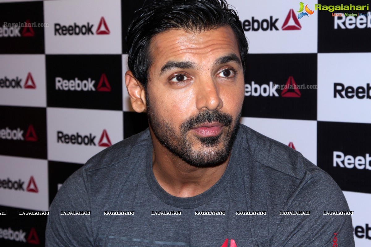 John Abraham at Reebok Zquick Shoes Launch Promotion