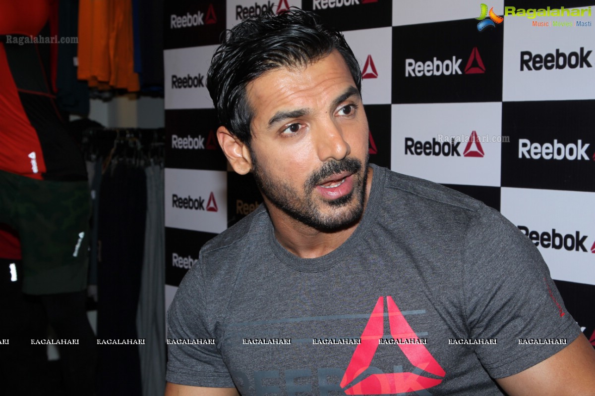 John Abraham at Reebok Zquick Shoes Launch Promotion