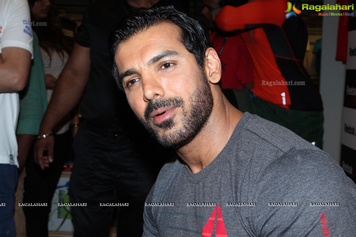 John Abraham at Reebok Zquick Shoes Launch Promotion