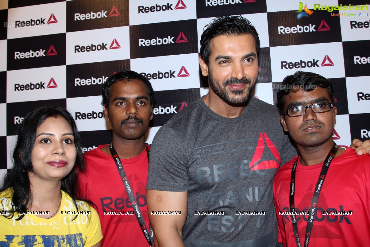 John Abraham at Reebok Zquick Shoes Launch Promotion