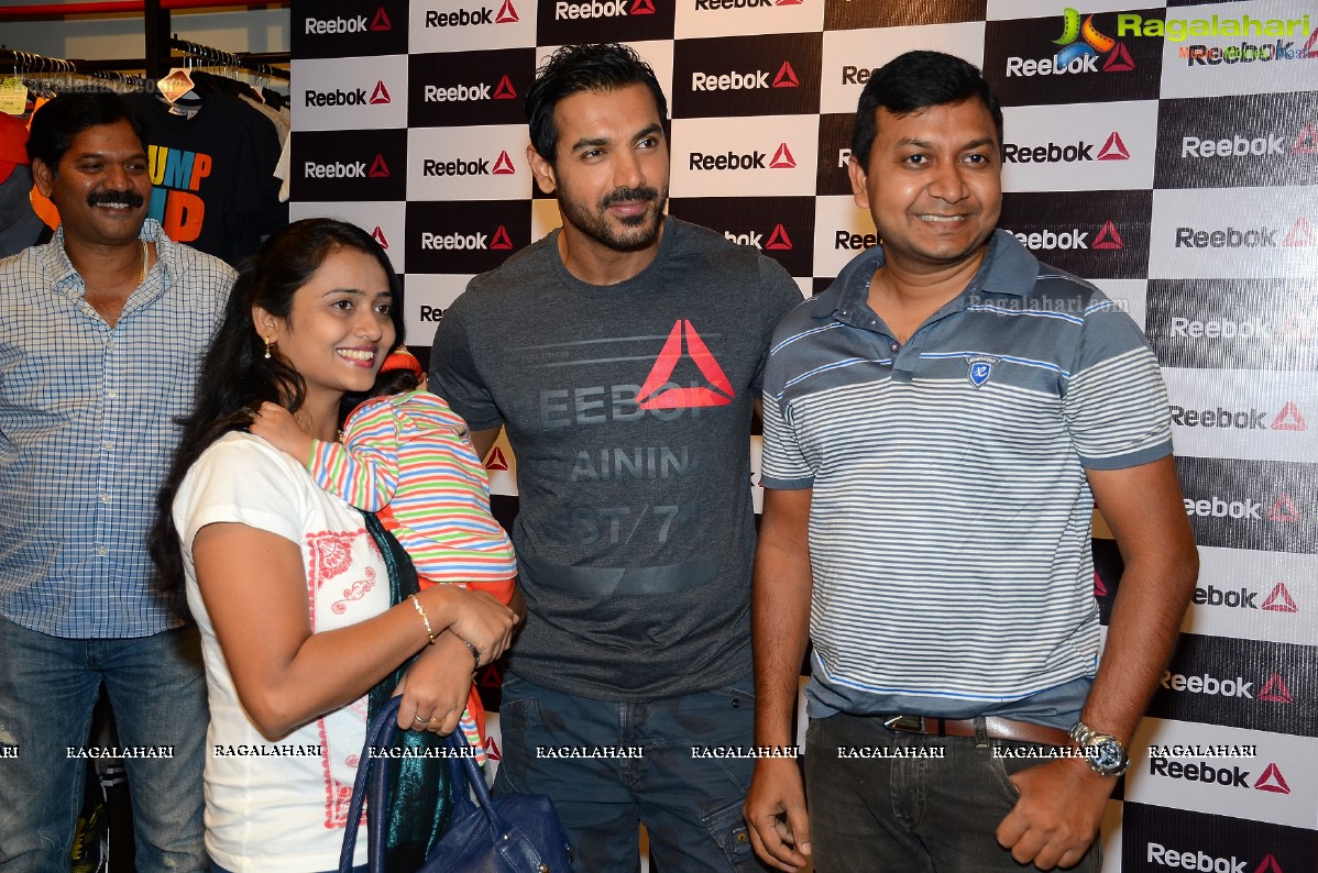 John Abraham at Reebok Zquick Shoes Launch Promotion