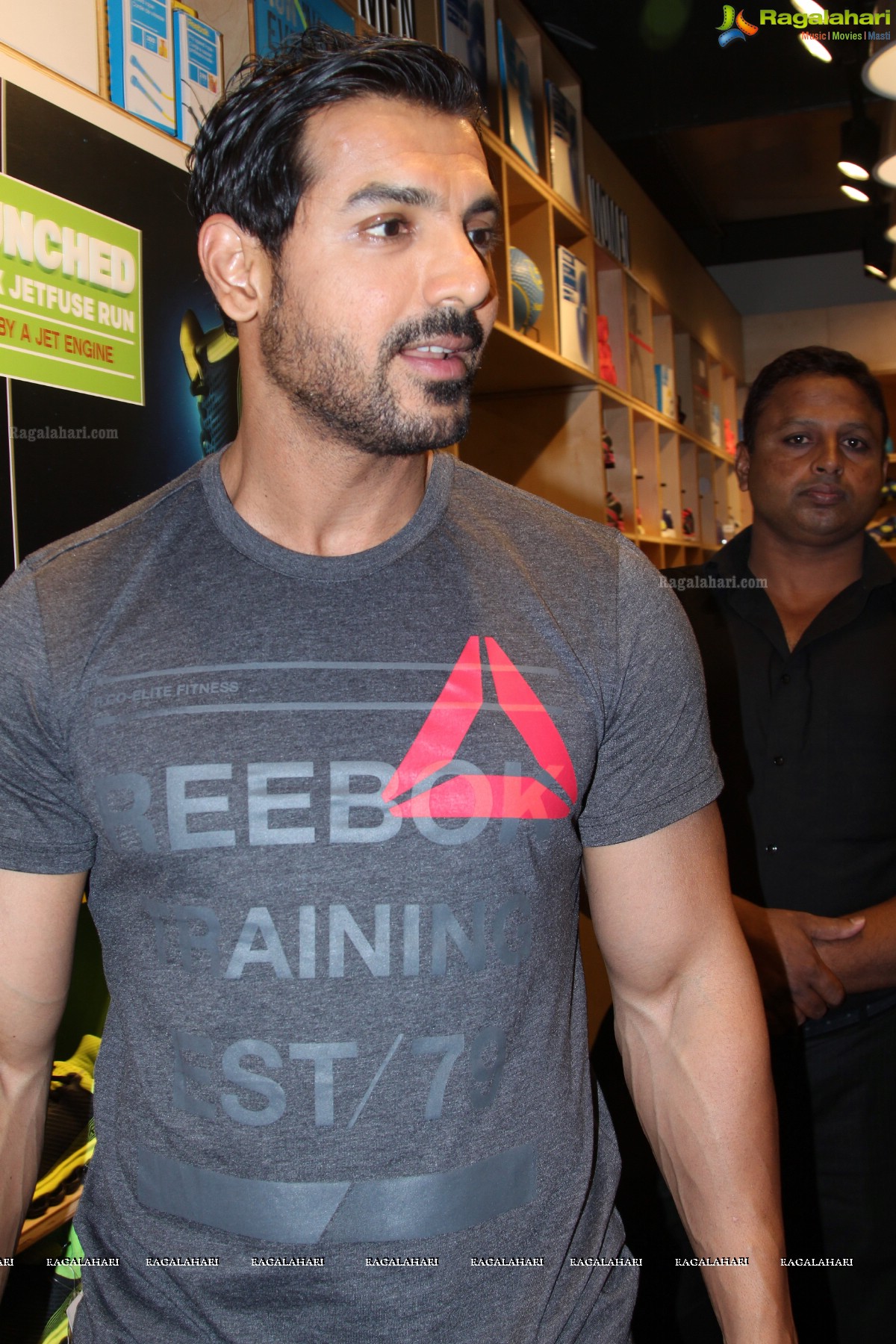 John Abraham at Reebok Zquick Shoes Launch Promotion