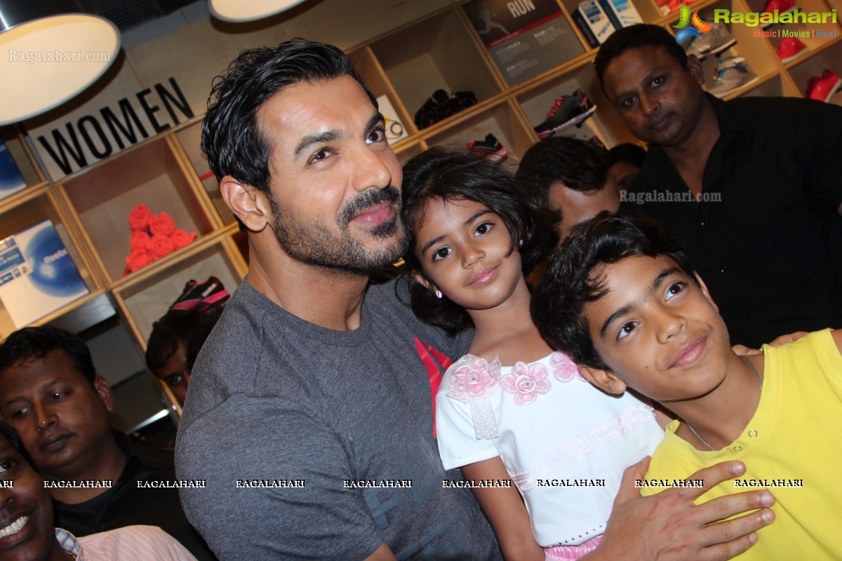 John Abraham at Reebok Zquick Shoes Launch Promotion