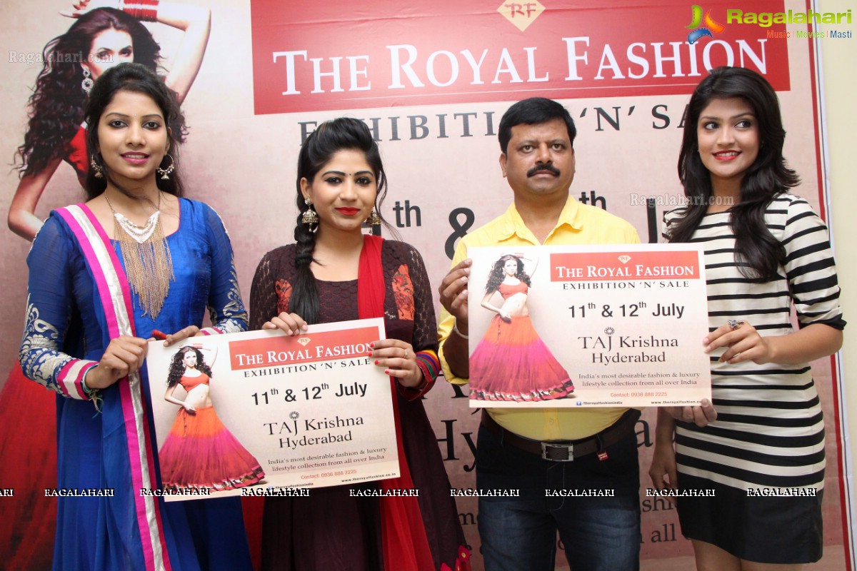 Curtain Raiser of Royal Fashion Exhibition n Sale, Hyderabad