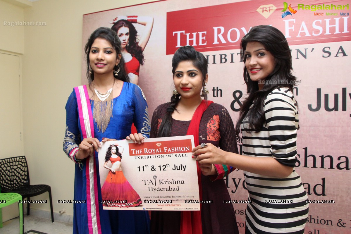 Curtain Raiser of Royal Fashion Exhibition n Sale, Hyderabad