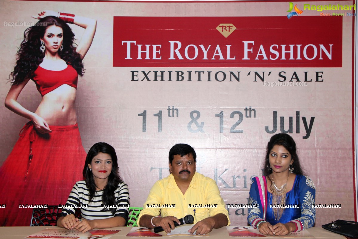 Curtain Raiser of Royal Fashion Exhibition n Sale, Hyderabad