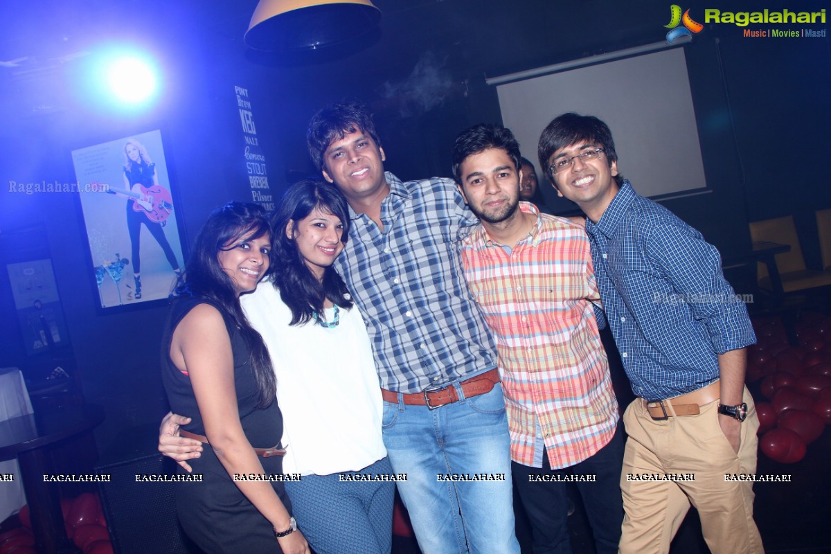 Sanchit Birthday Celebrations 2014 at Mosh Pit, Hyderabad