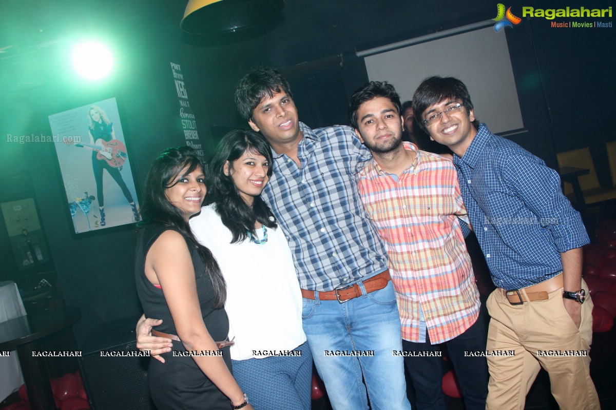 Sanchit Birthday Celebrations 2014 at Mosh Pit, Hyderabad