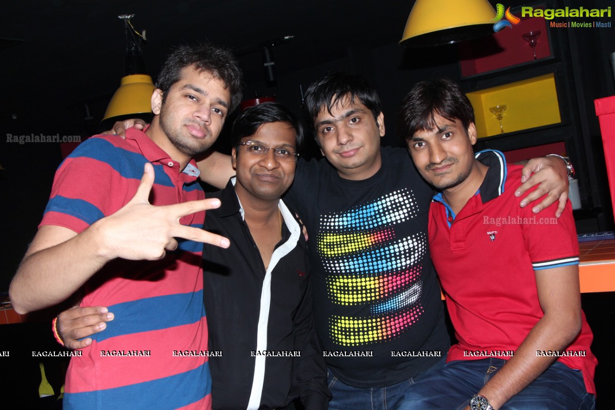 Sanchit Birthday Celebrations 2014 at Mosh Pit, Hyderabad