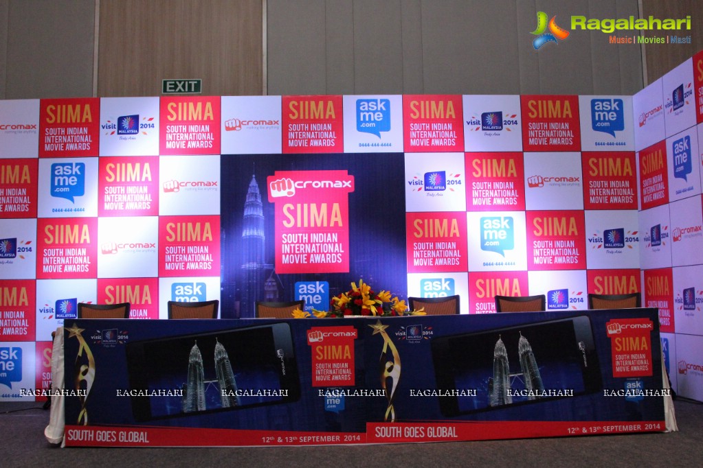 SIIMA 2014 Announcement at Trident Hotel, Hyderabad