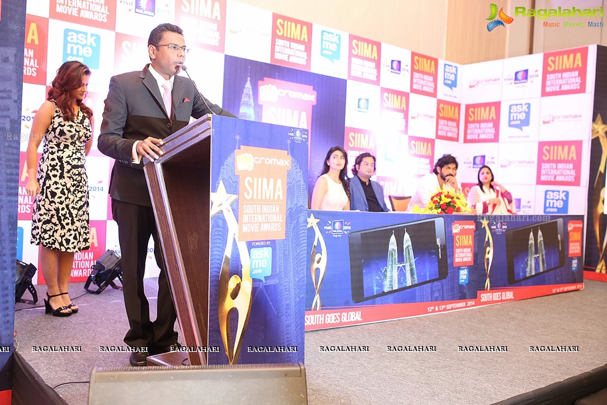 SIIMA 2014 Announcement at Trident Hotel, Hyderabad