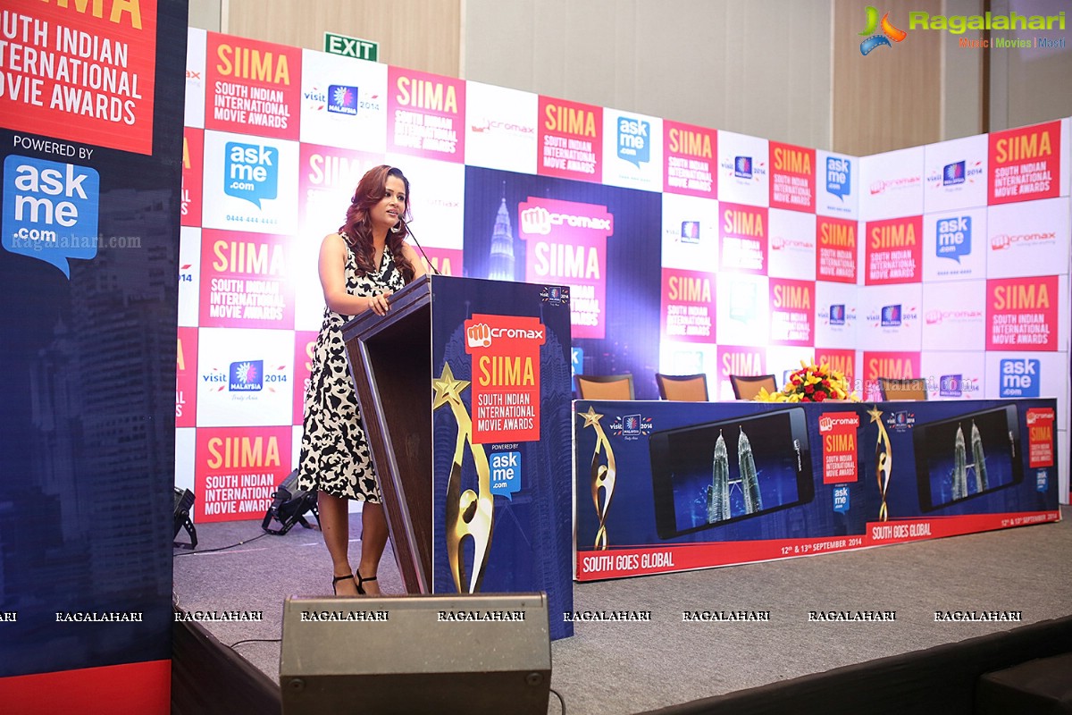 SIIMA 2014 Announcement at Trident Hotel, Hyderabad