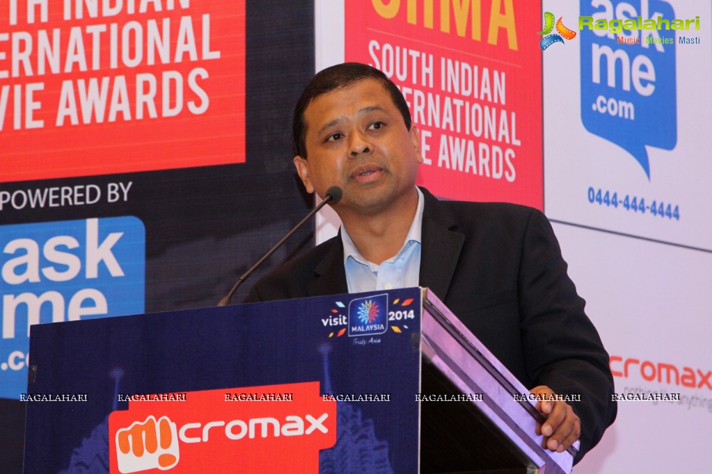 SIIMA 2014 Announcement at Trident Hotel, Hyderabad