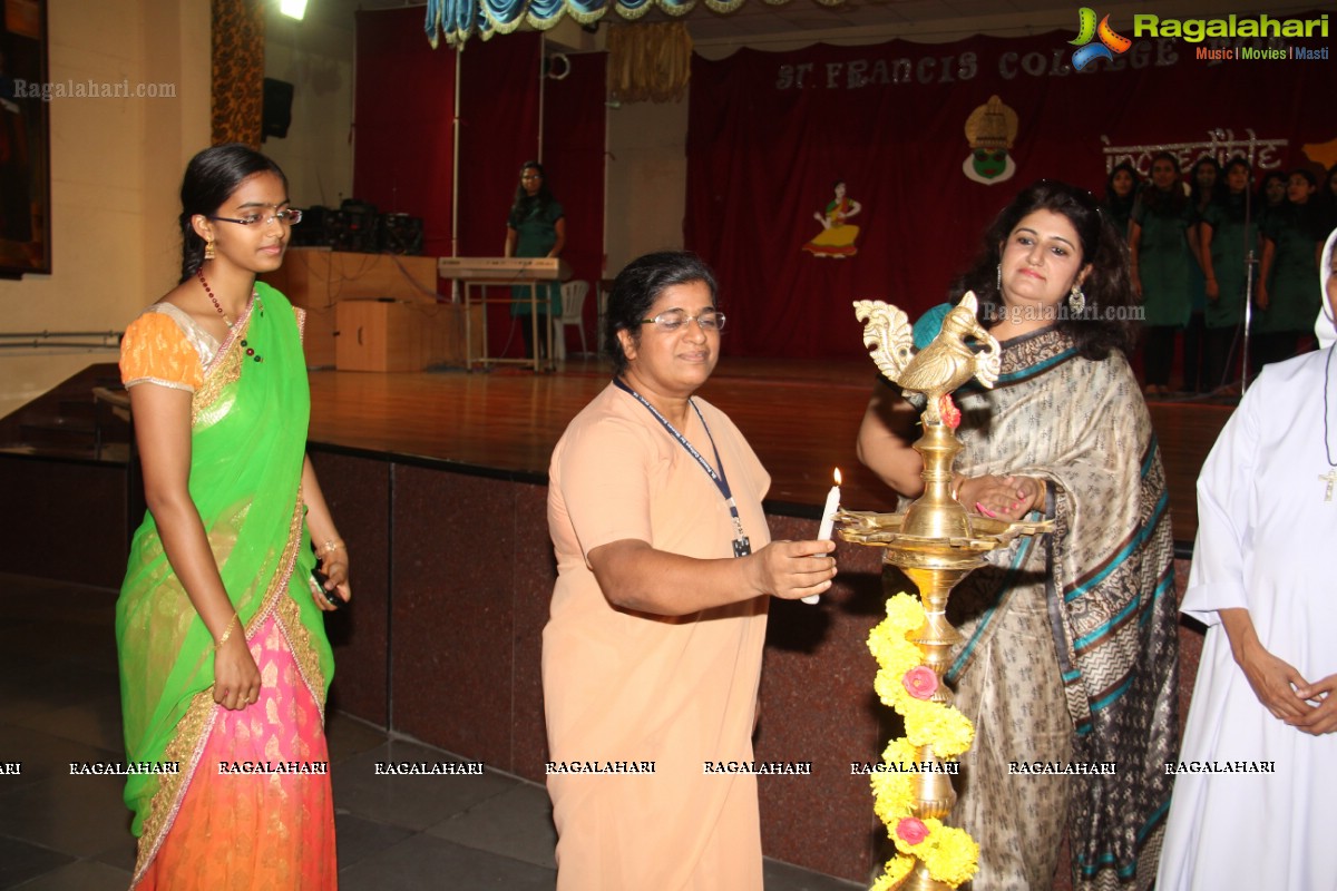 St. Francis College for Women Fresher's Day Celebrations 2014