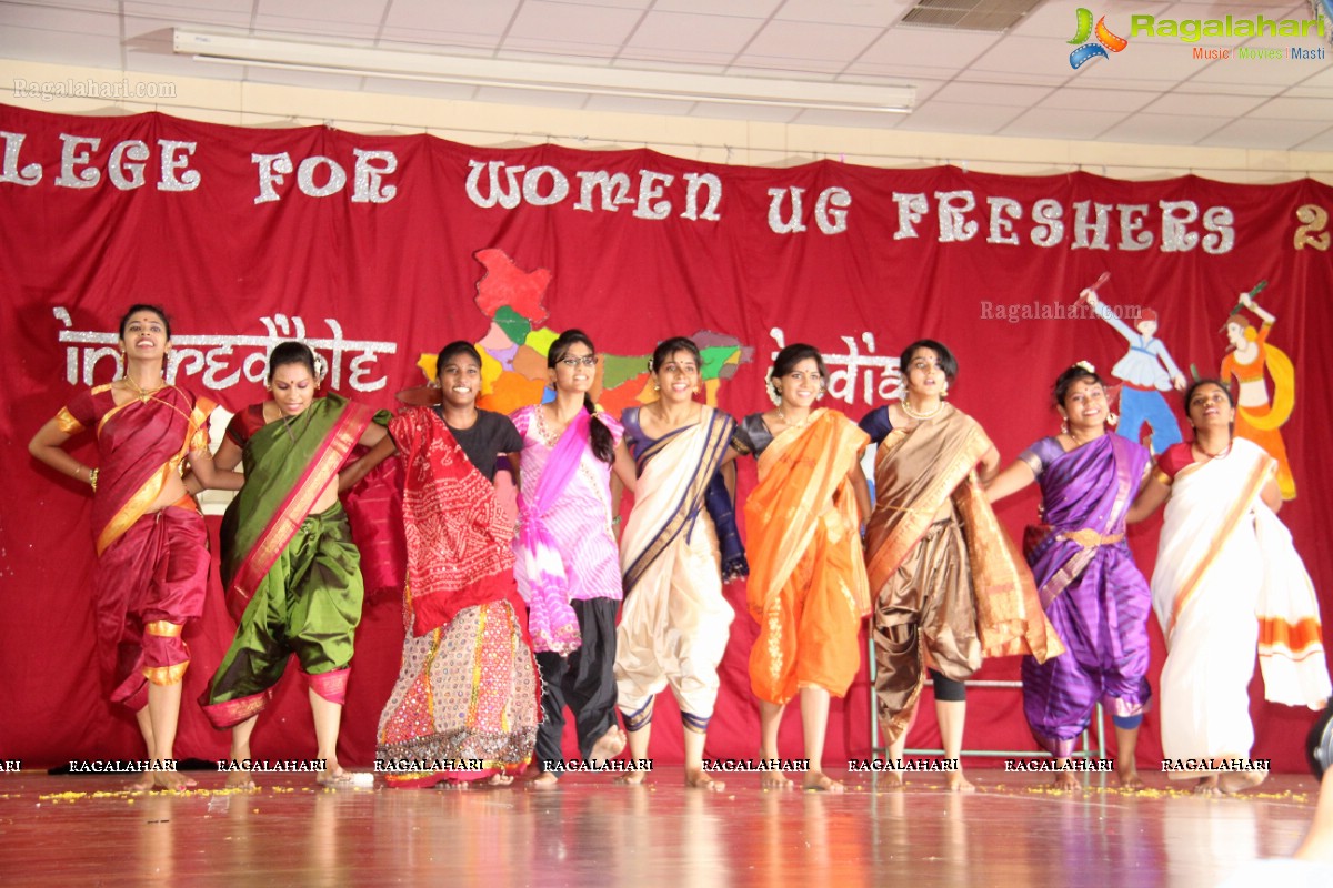 St. Francis College for Women Fresher's Day Celebrations 2014