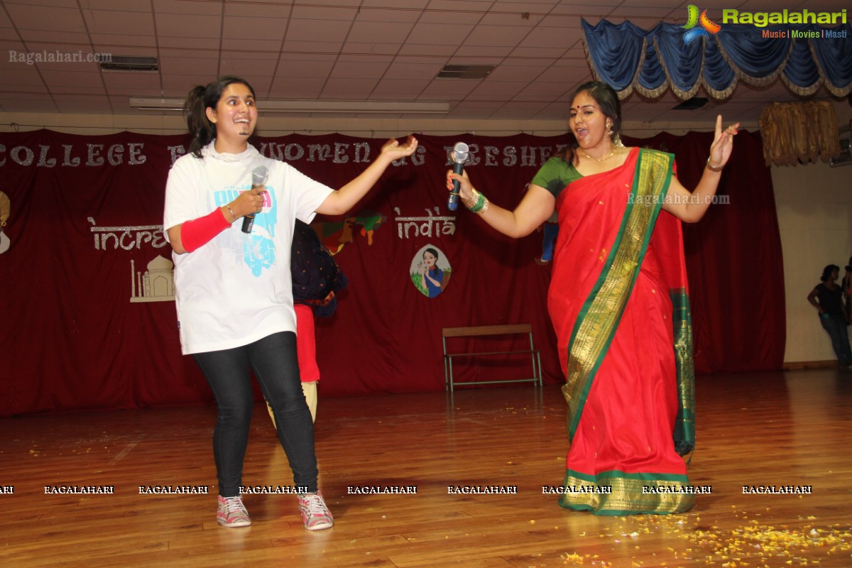 St. Francis College for Women Fresher's Day Celebrations 2014