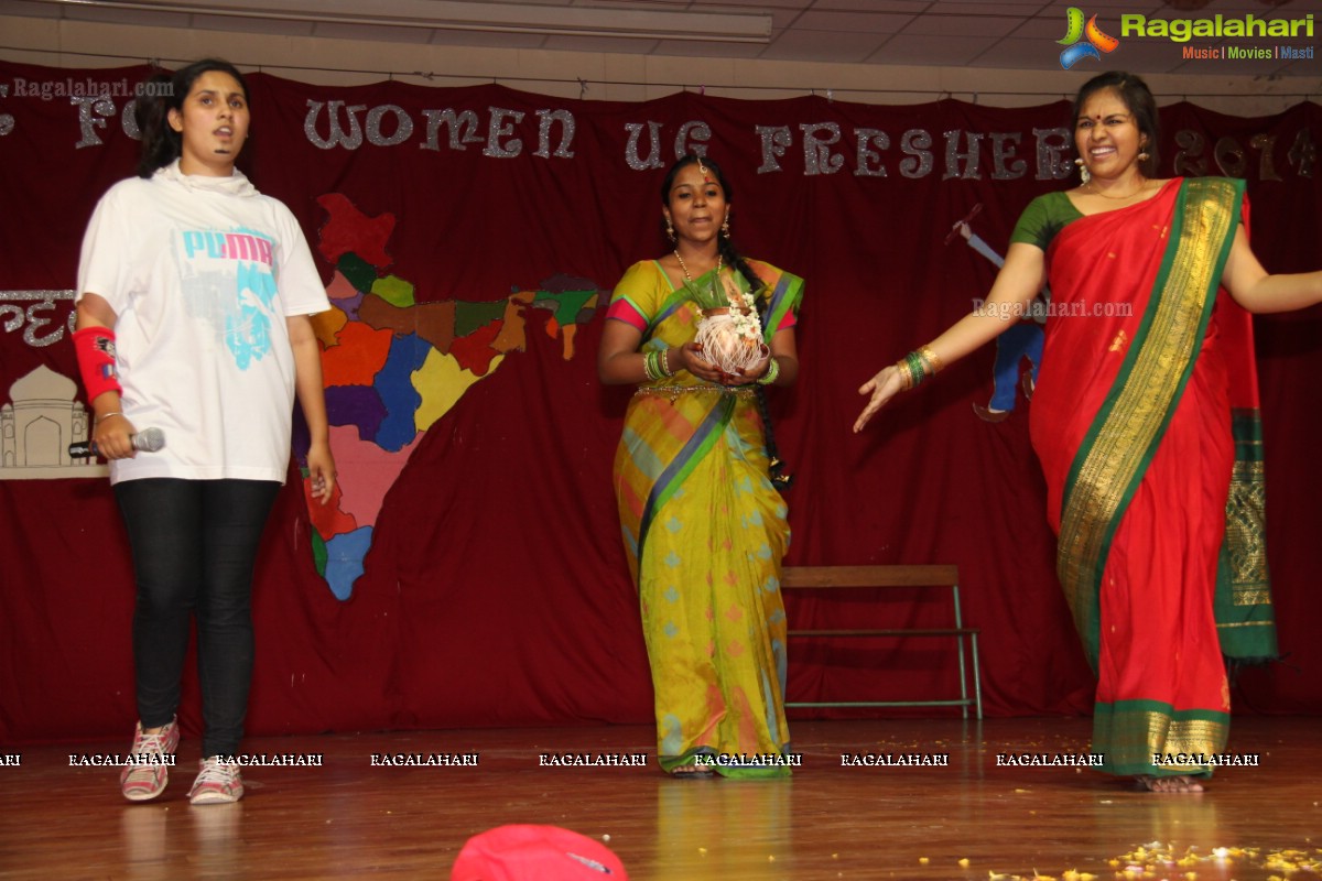 St. Francis College for Women Fresher's Day Celebrations 2014