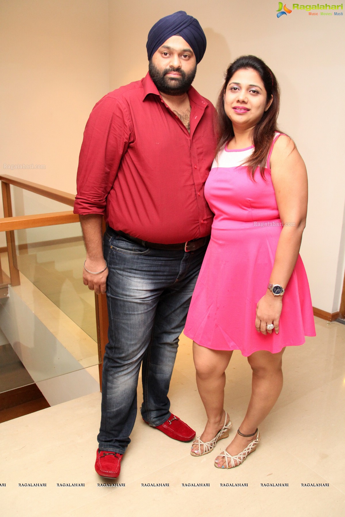 Sushila Bokadiya Hubby's Surprise Birthday Party at Movida, Hyderabad