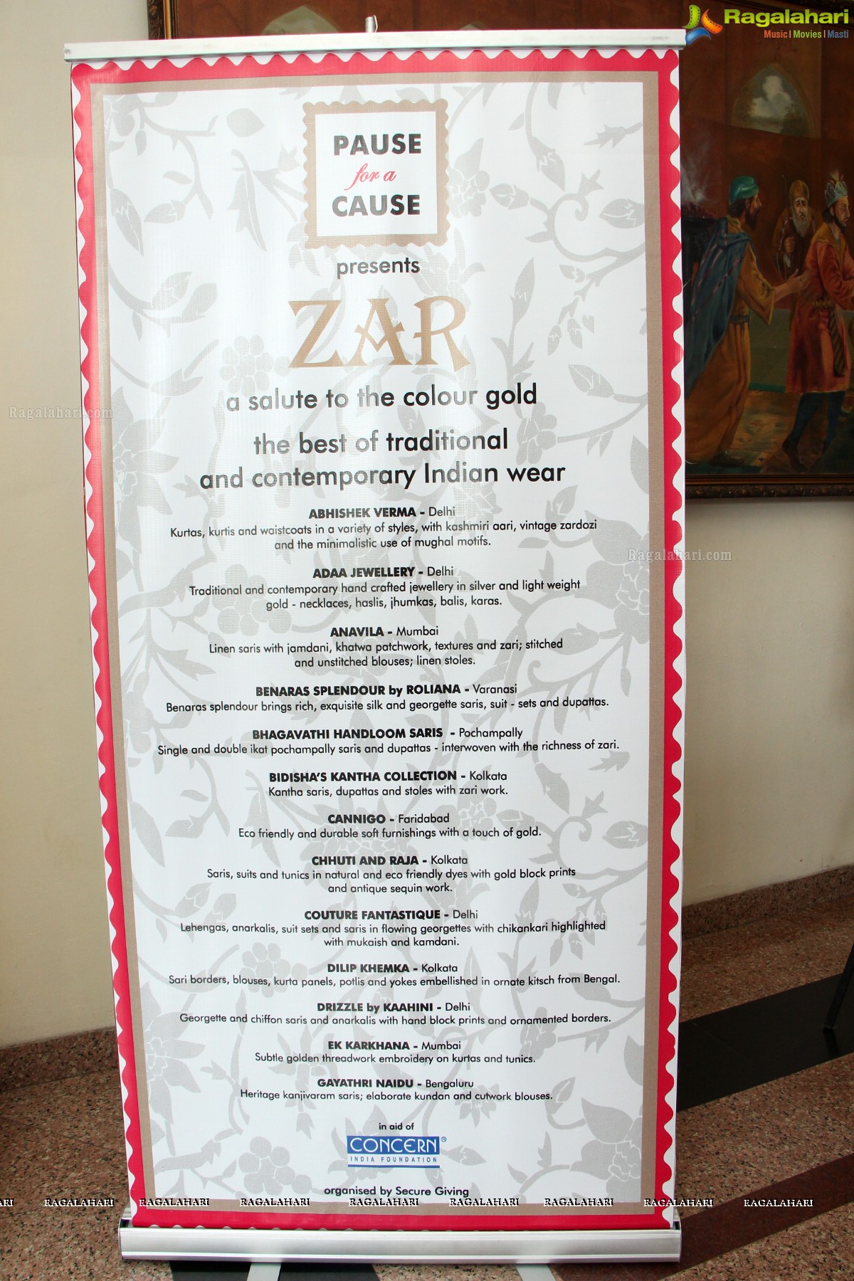 Pause for a Cause: Zar Exhibition at Taj Deccan, Hyderabad