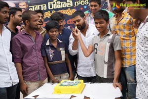 Fans Celebrates Nara Rohit Birthday