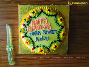 Fans Celebrates Nara Rohit Birthday