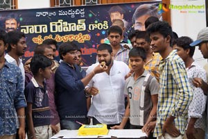 Fans Celebrates Nara Rohit Birthday