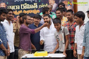 Fans Celebrates Nara Rohit Birthday