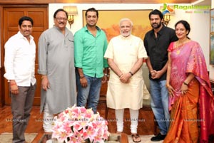 Prabhas and Devineni Prasad Meet India's Top Politicians