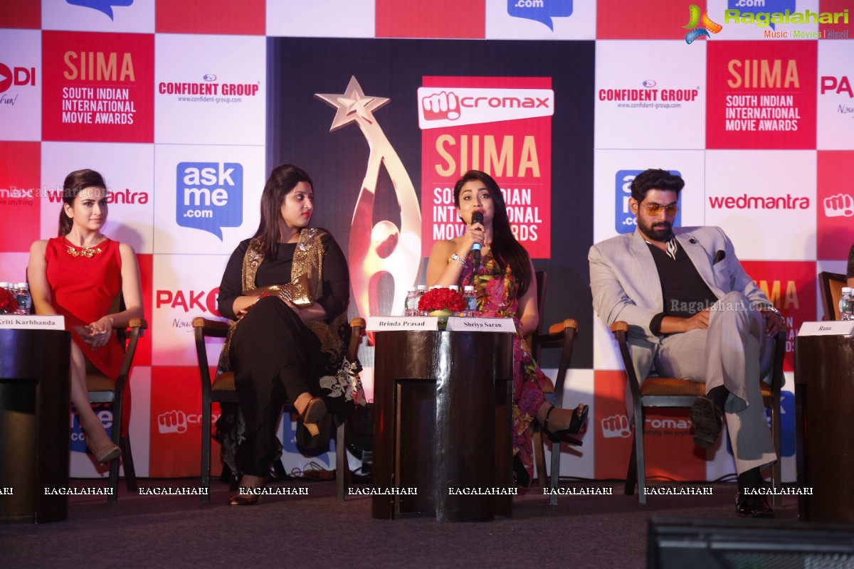 SIIMA 2015 Press Meet, Hyderabad