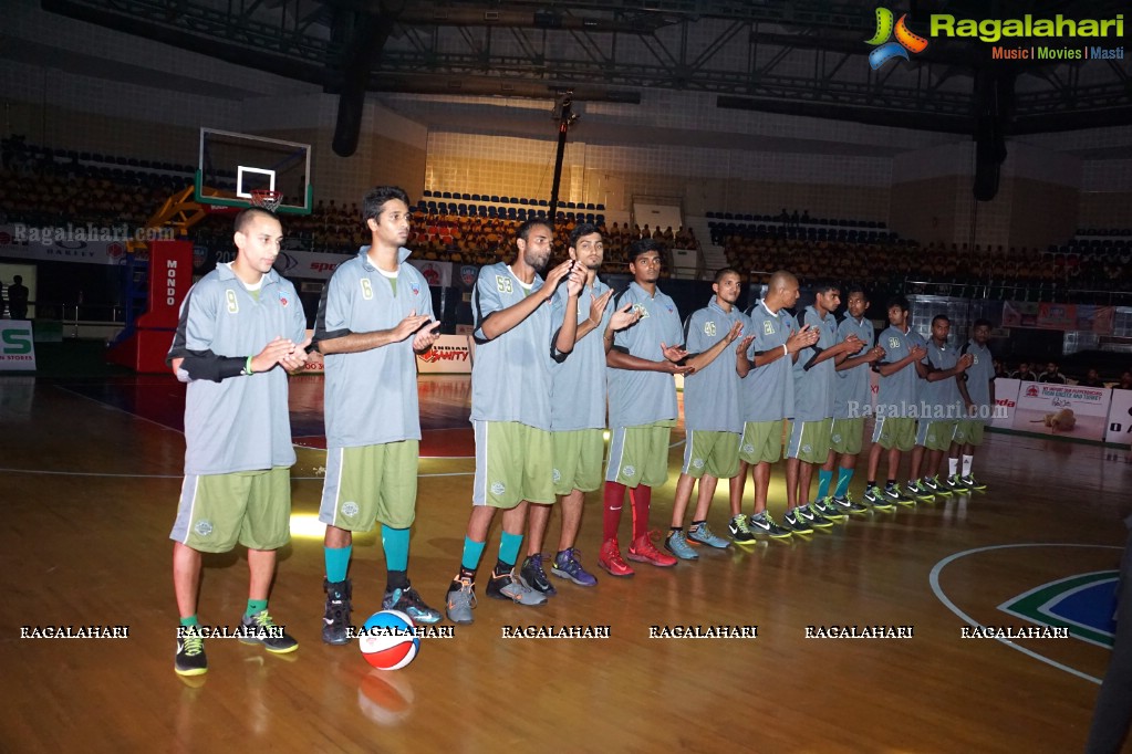 Universal Basketball Alliance inaugurates Pro Basketball League 2015 at Gachibowli Indoor Stadium