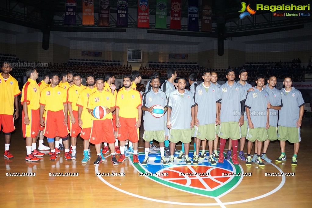 Universal Basketball Alliance inaugurates Pro Basketball League 2015 at Gachibowli Indoor Stadium