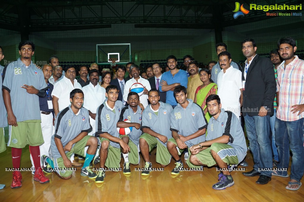 Universal Basketball Alliance inaugurates Pro Basketball League 2015 at Gachibowli Indoor Stadium