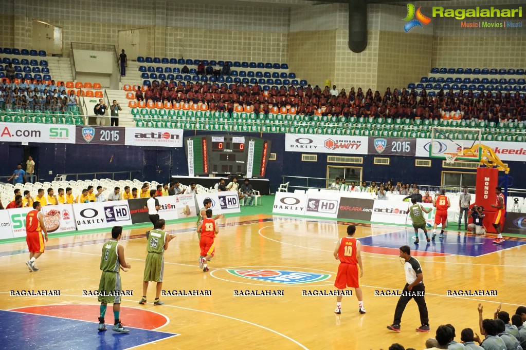 Universal Basketball Alliance inaugurates Pro Basketball League 2015 at Gachibowli Indoor Stadium