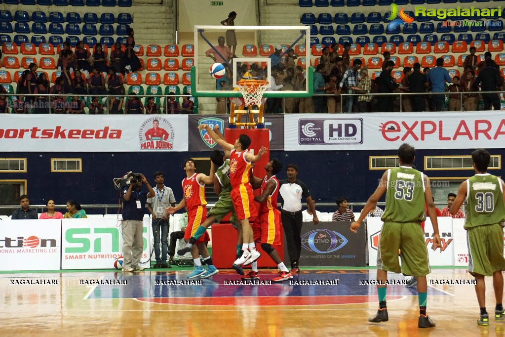 Universal Basketball Alliance inaugurates Pro Basketball League 2015 at Gachibowli Indoor Stadium