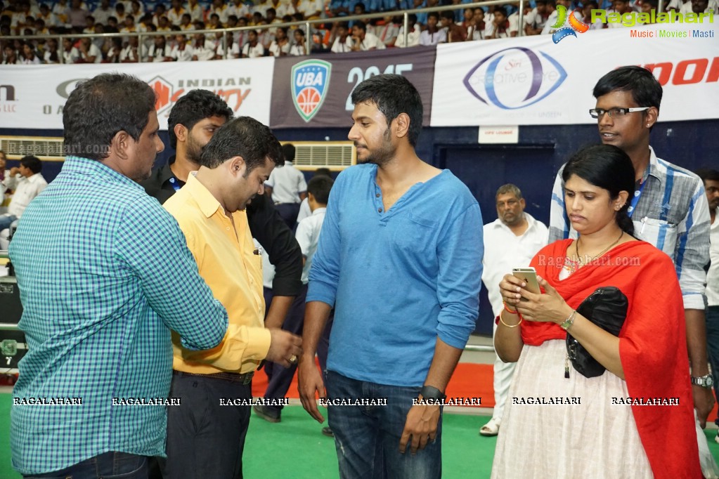 Universal Basketball Alliance inaugurates Pro Basketball League 2015 at Gachibowli Indoor Stadium