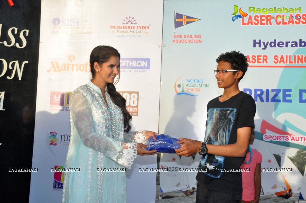 Sania Mirza at 30th Laser Sailing Championship