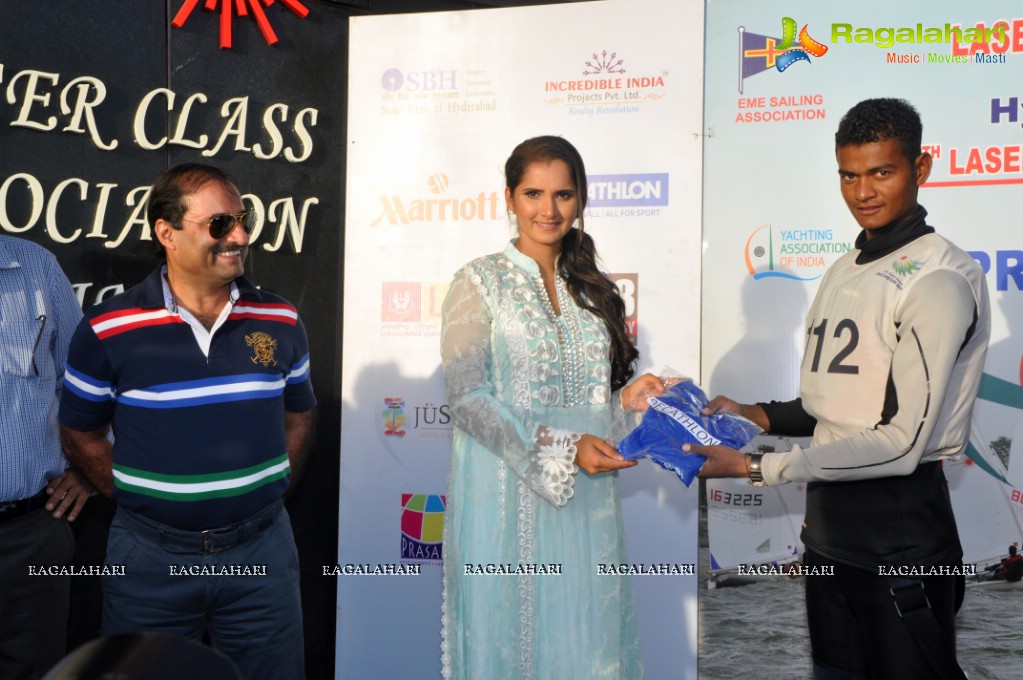 Sania Mirza at 30th Laser Sailing Championship