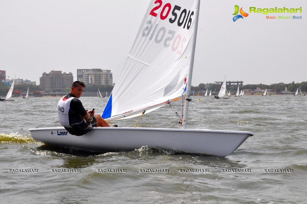 Sania Mirza at 30th Laser Sailing Championship