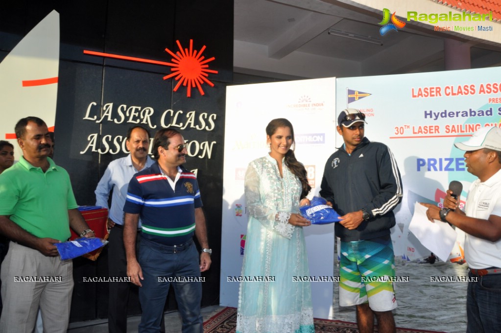 Sania Mirza at 30th Laser Sailing Championship