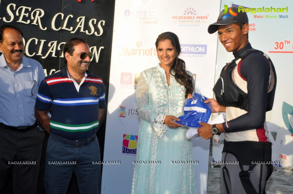 Sania Mirza at 30th Laser Sailing Championship
