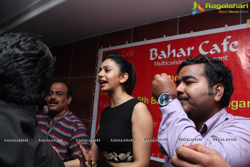 Rakul Preet Singh launches Bahar Cafe in Hyderabad