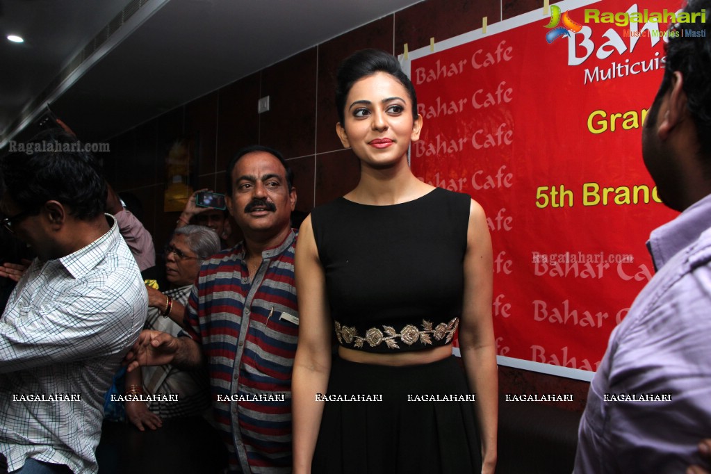 Rakul Preet Singh launches Bahar Cafe in Hyderabad