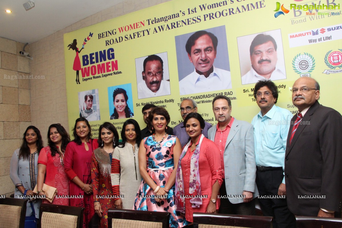 Being Women and BWB Telangana's 1st Women's Car Rally Press Meet