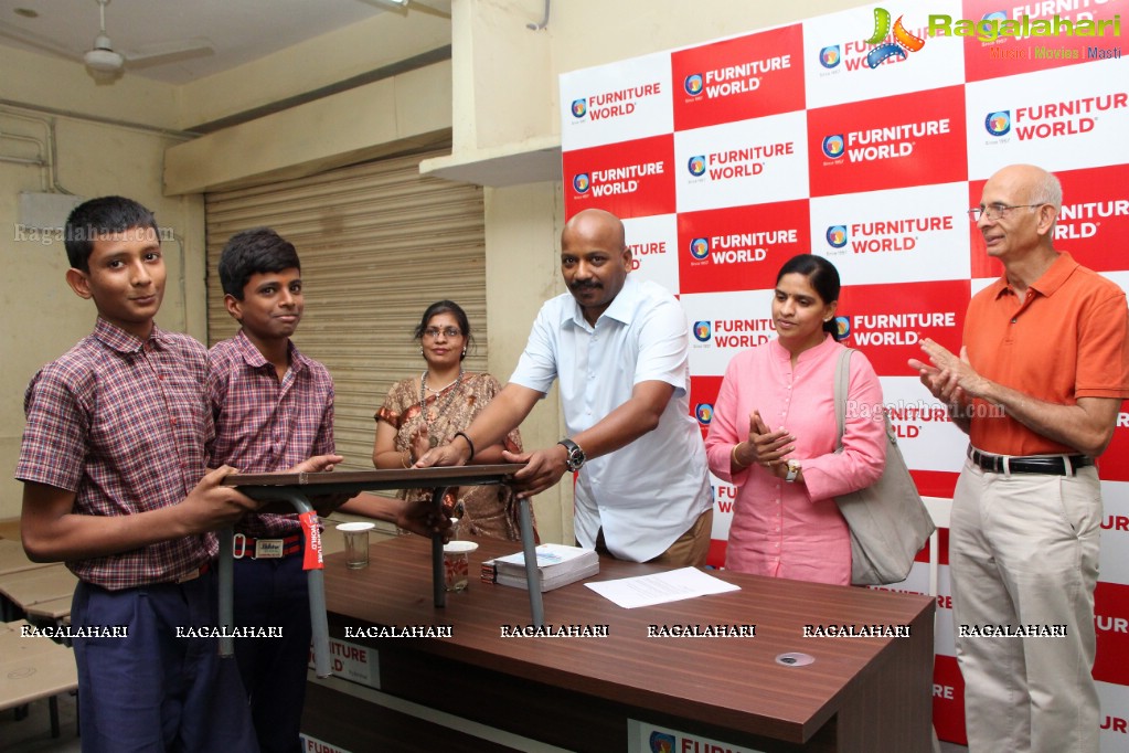 Furniture World announces 300 benches to Udbhav School, Rasoolpura