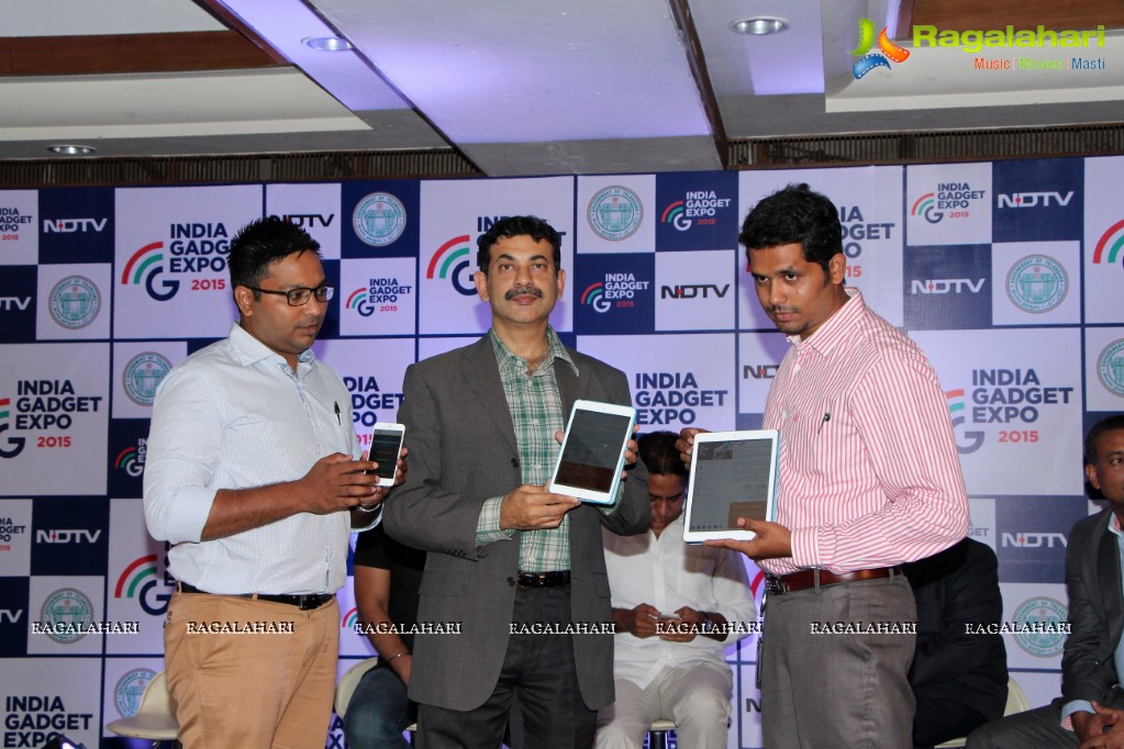 The Second Edition of the Indian Gadget Expo (IGE) Curtain Rasier in Hyderabad