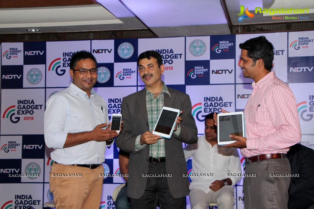 The Second Edition of the Indian Gadget Expo (IGE) Curtain Rasier in Hyderabad