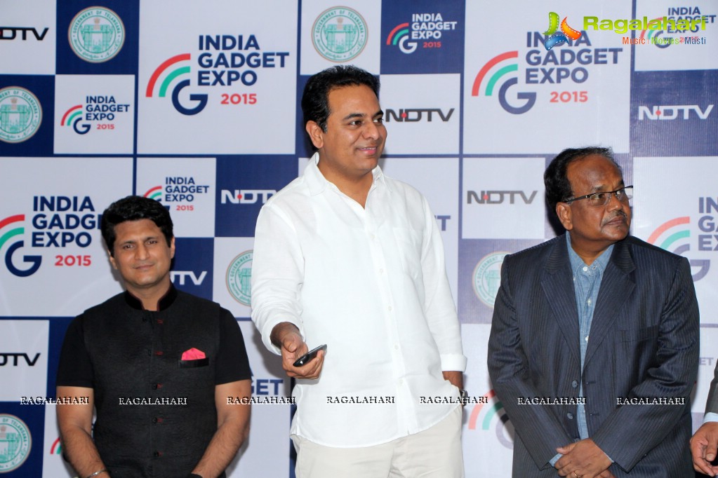 The Second Edition of the Indian Gadget Expo (IGE) Curtain Rasier in Hyderabad