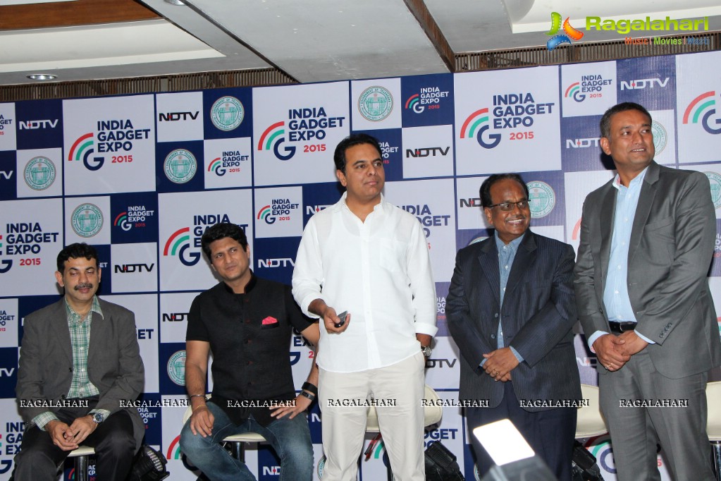 The Second Edition of the Indian Gadget Expo (IGE) Curtain Rasier in Hyderabad